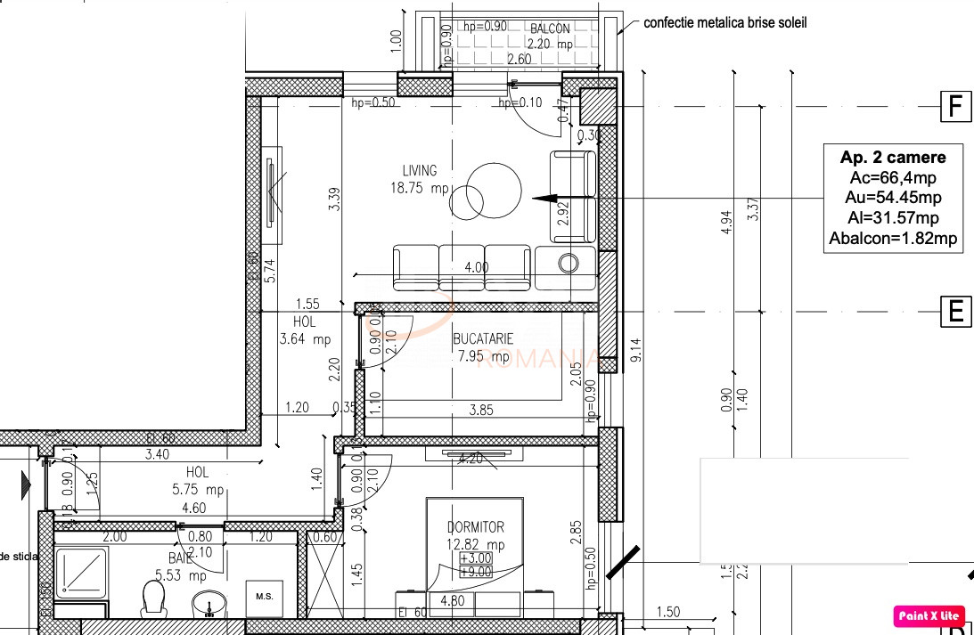 Apartament, 2 camere Bucuresti/Sisesti