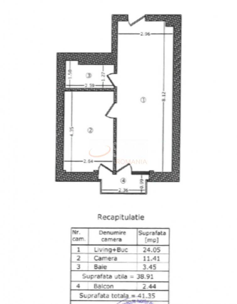 Apartament, 2 camere Bucuresti/Aviatiei