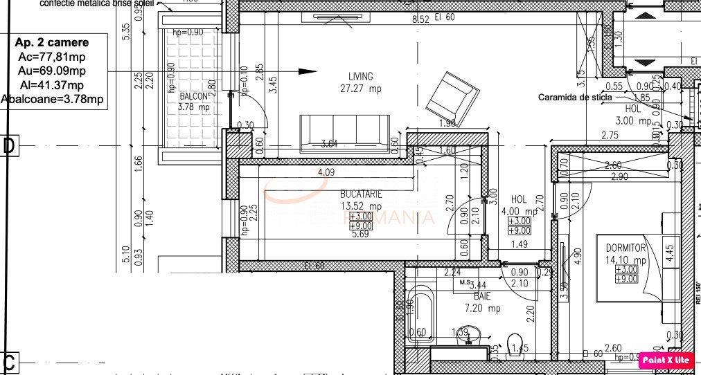 Apartament, 2 camere Bucuresti/Sisesti