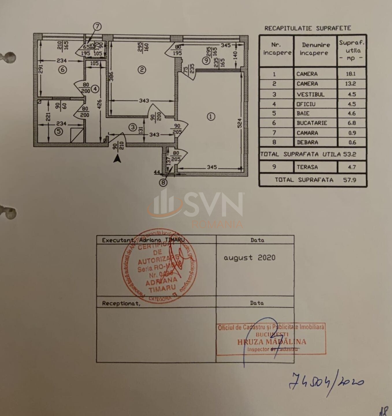Apartament, 2 camere Bucuresti/Arcul De Triumf