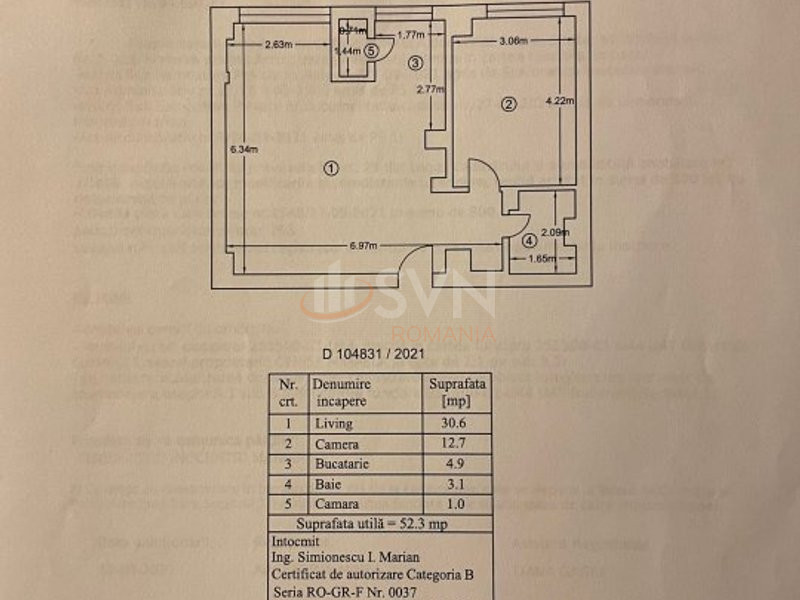 Apartament, 2 camere Bucuresti/Dorobanti