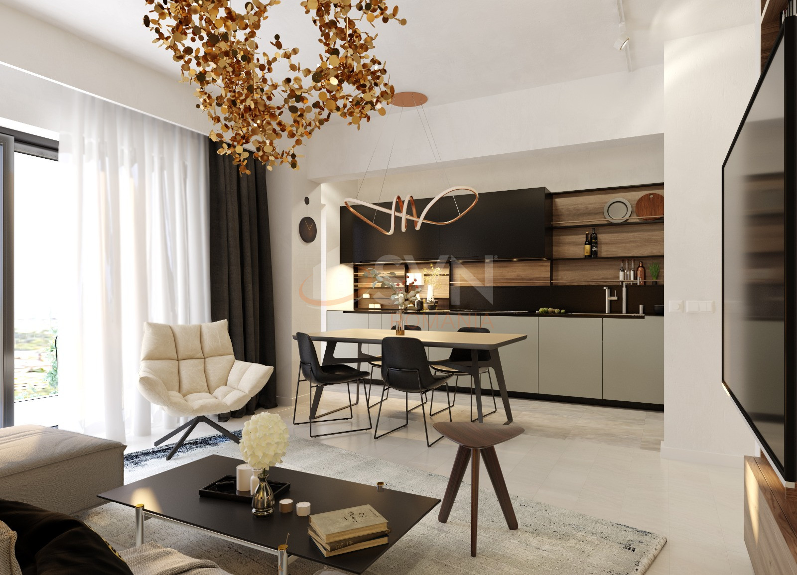 Apartament, 2 camere Bucuresti/Straulesti