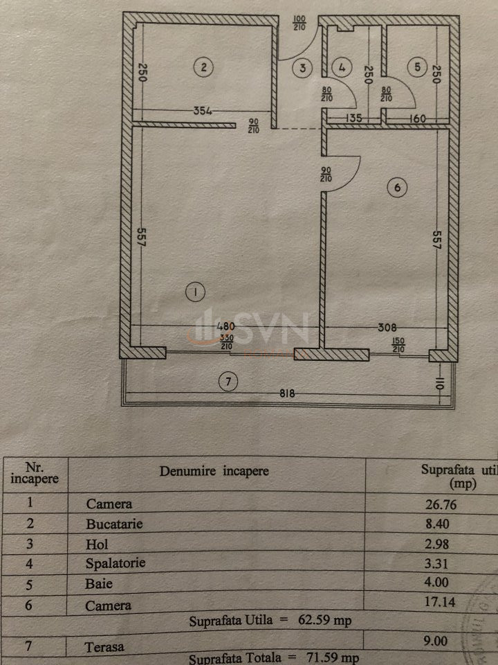 Apartament, 2 camere Bucuresti/Straulesti