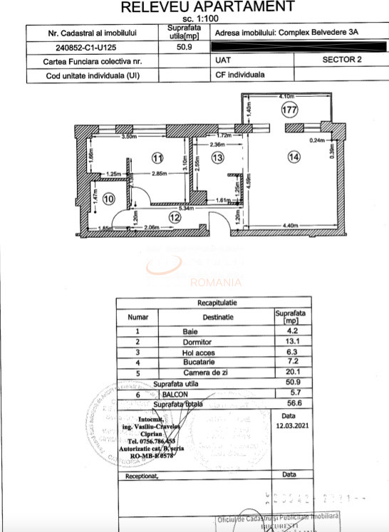Apartament, 2 camere Bucuresti/Aviatiei