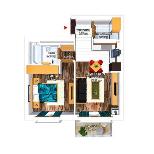 Apartament, 2 camere Bucuresti/Pipera