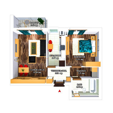 Apartament, 2 camere Bucuresti/Pipera