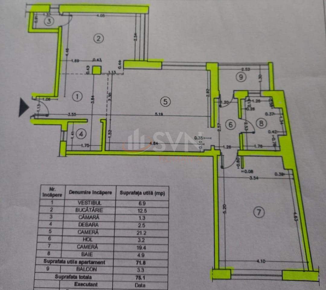 Apartament, 2 camere Bucuresti/Piata Universitatii