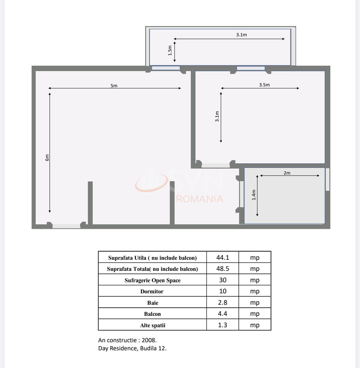 Apartament, 2 camere Bucuresti/Calea Calarasilor