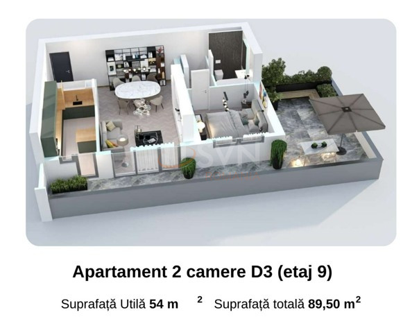 Apartament, 2 camere Bucuresti/Mihai Bravu (s3)
