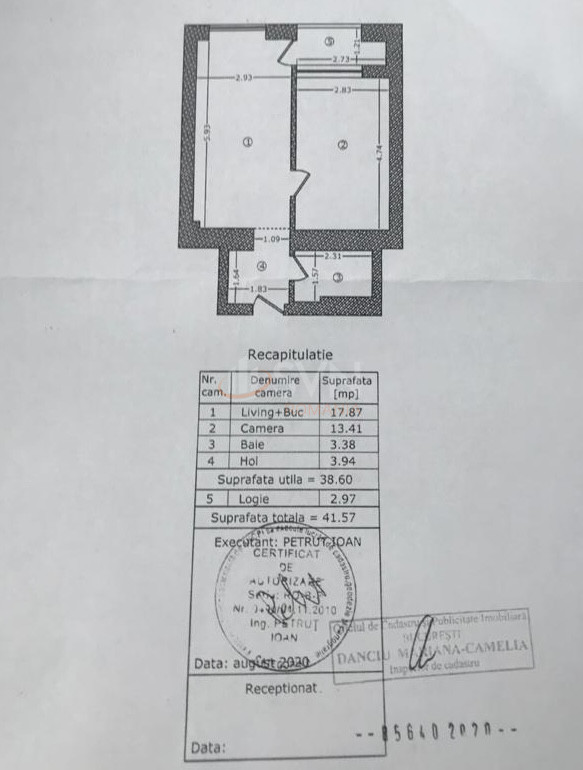 Apartament, 2 camere Bucuresti/Aviatiei