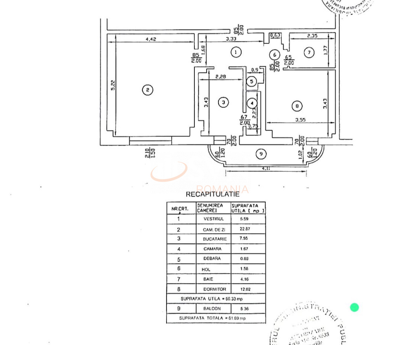 Apartament, 2 camere Bucuresti/Calea Calarasilor