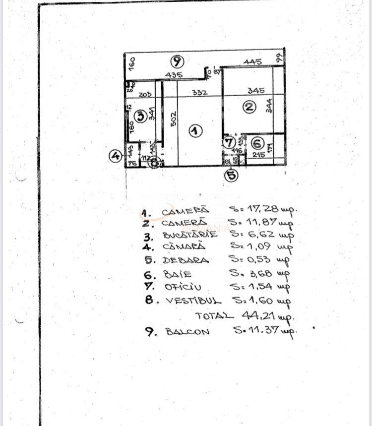 Apartament, 2 camere Bucuresti/Stefan Cel Mare