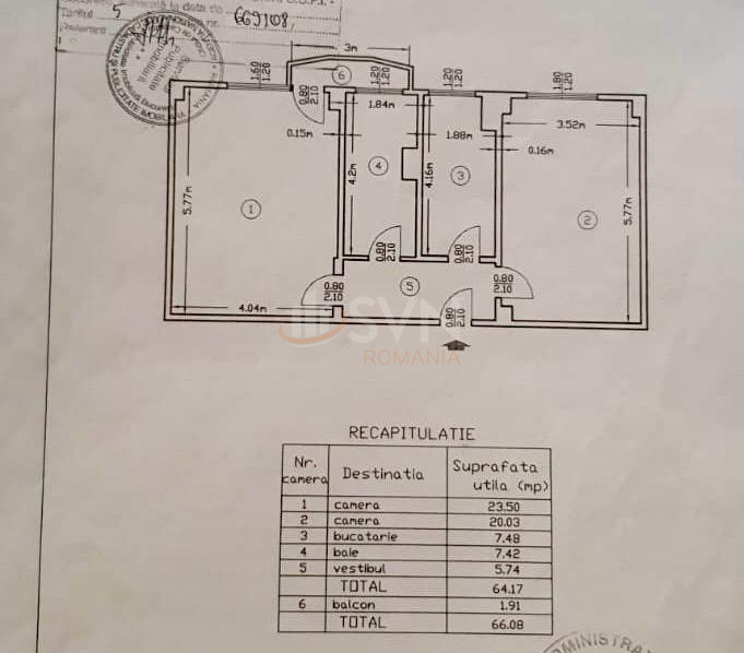 Apartament, 2 camere Bucuresti/Aviatiei