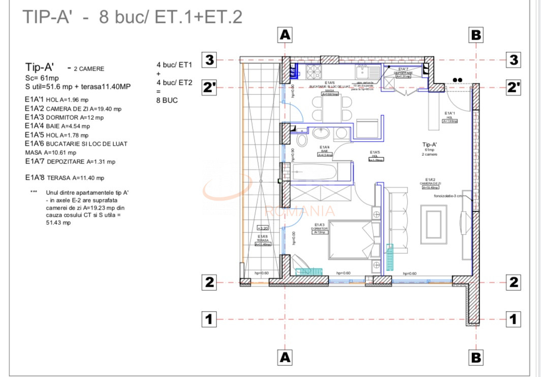 Apartament, 2 camere Bucuresti/Herastrau