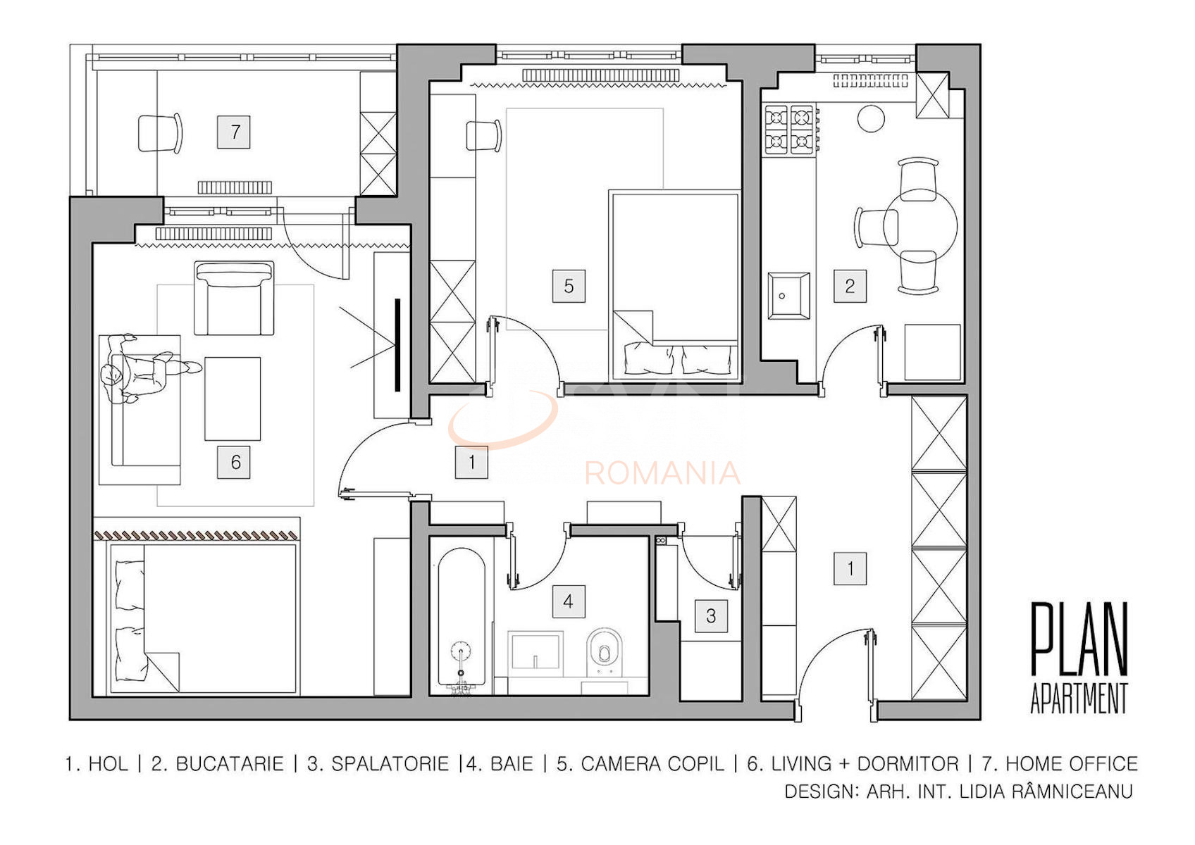 Apartament, 2 camere Bucuresti/Dristor