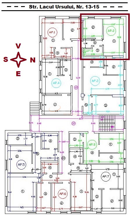 Apartament, 2 camere Bucuresti/Giulesti