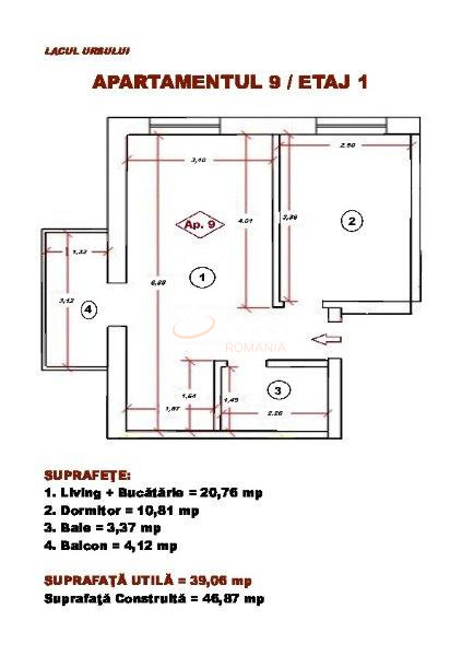 Apartament, 2 camere Bucuresti/Giulesti