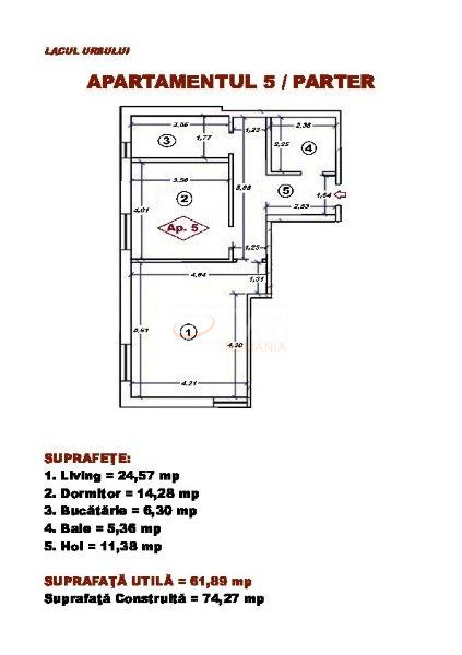 Apartament, 2 camere Bucuresti/Giulesti