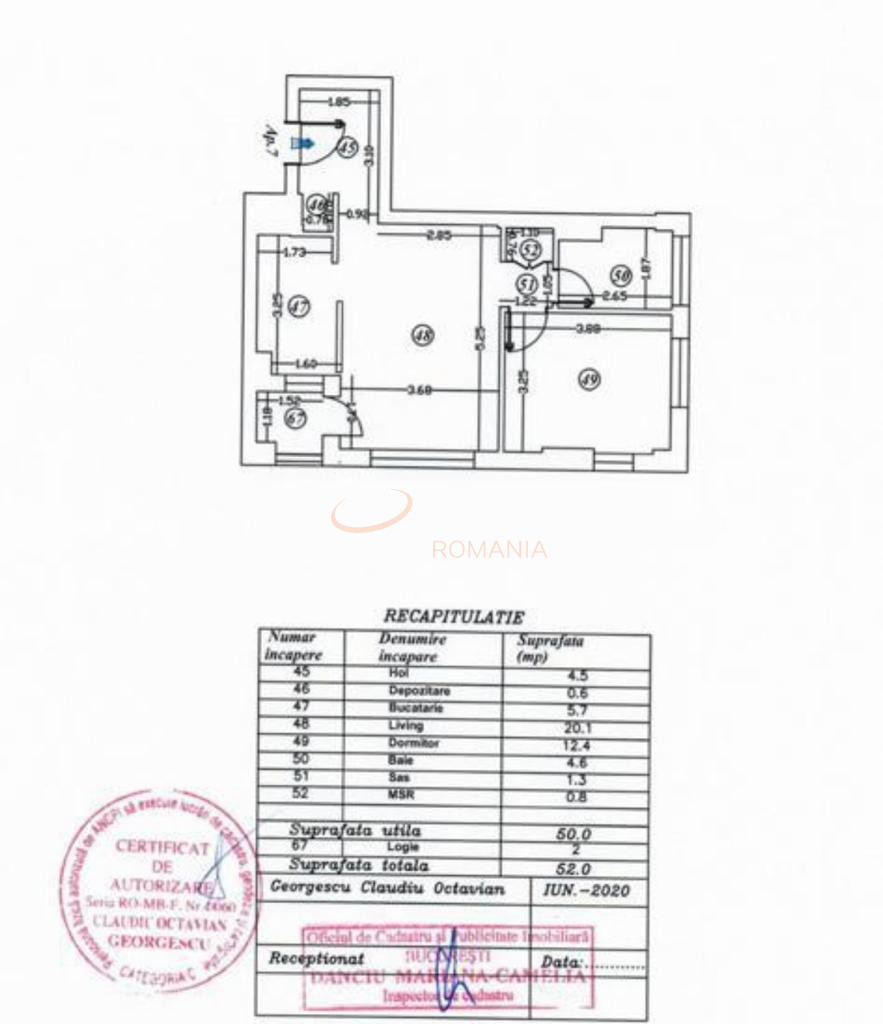 Apartament, 2 camere Bucuresti/Baneasa