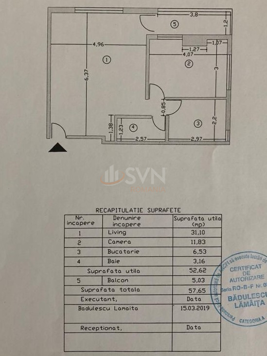 Apartament, 2 camere Bucuresti/Pantelimon