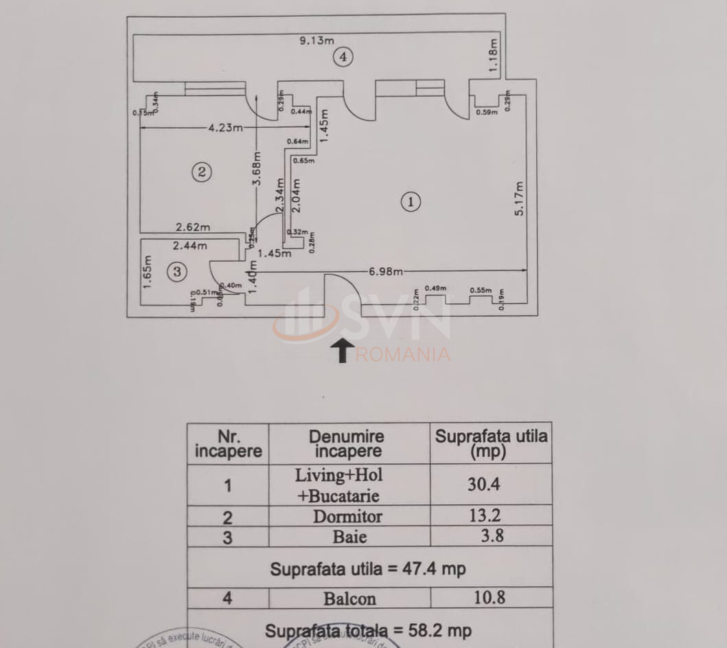 Apartament, 2 camere Bucuresti/13 Septembrie