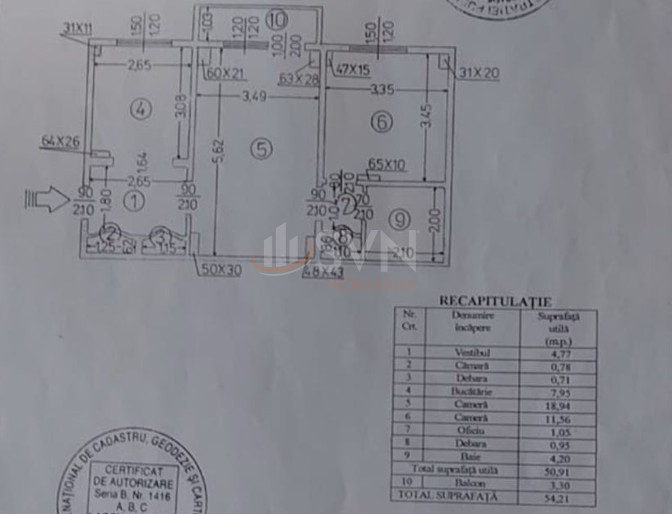 Apartament, 2 camere Bucuresti/Basarabia