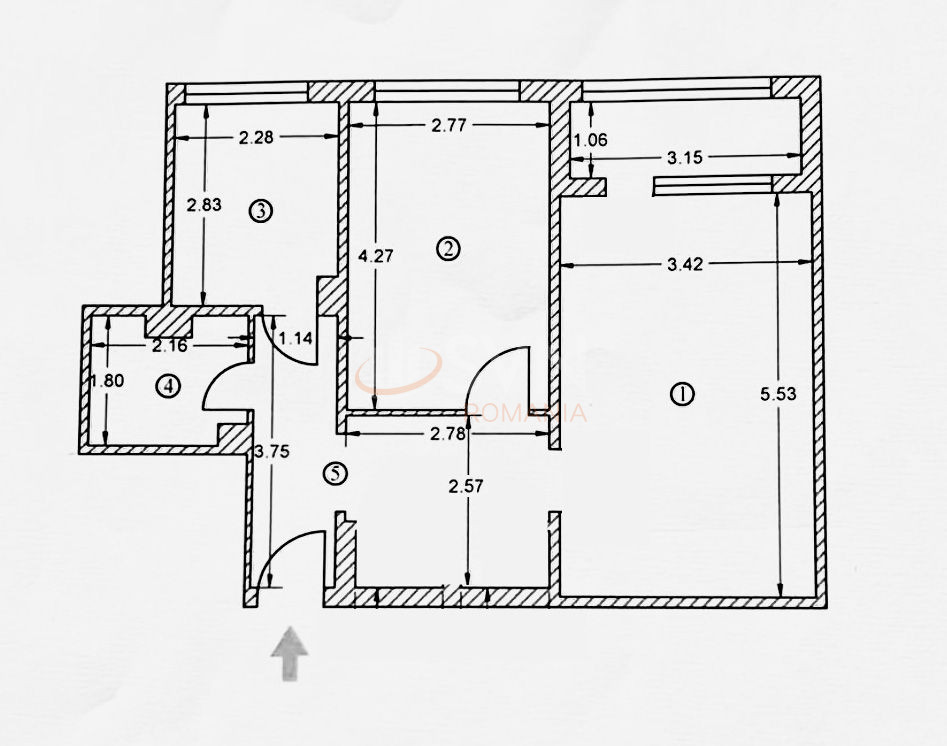 Apartament, 2 camere Bucuresti/Teiul Doamnei