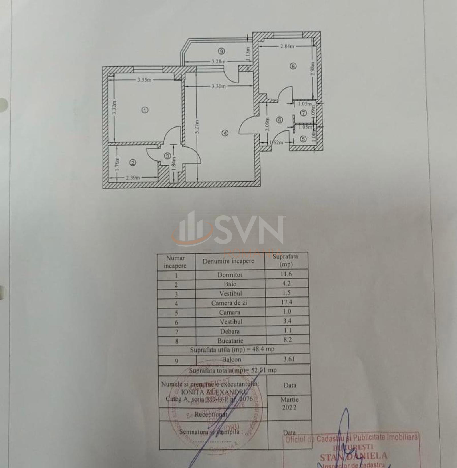 Apartament, 2 camere Bucuresti/Stefan Cel Mare