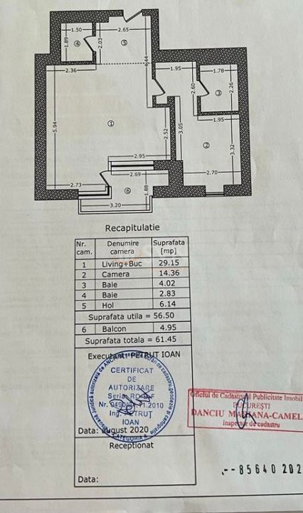 Apartament, 2 camere Bucuresti/Aviatiei