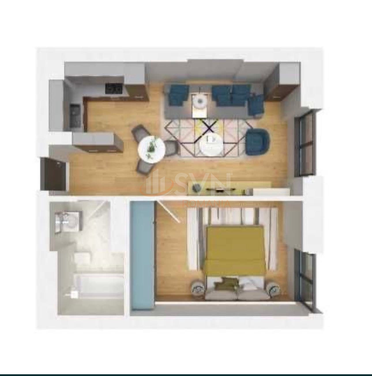 Apartament, 2 camere Bucuresti/Pipera