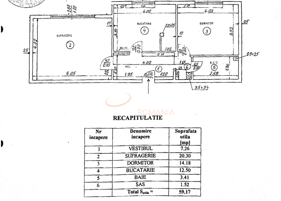 Apartament, 2 camere Bucuresti/13 Septembrie