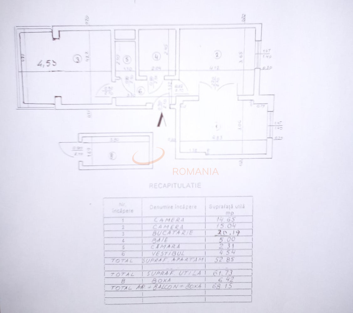 Apartament, 2 camere Bucuresti/Piata Victoriei