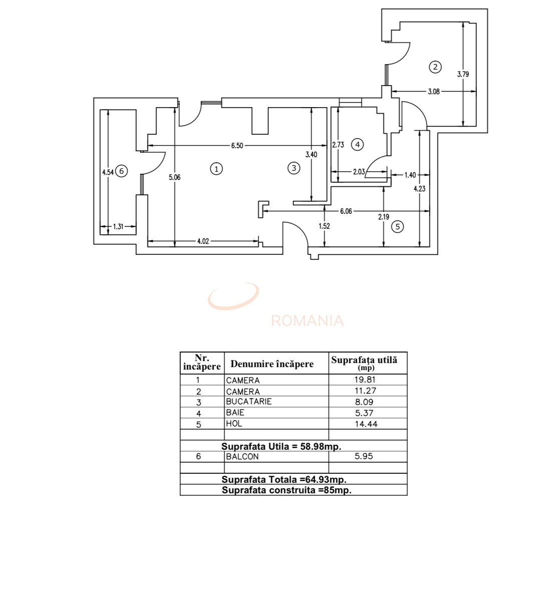 Apartament, 2 camere Bucuresti/Chitila
