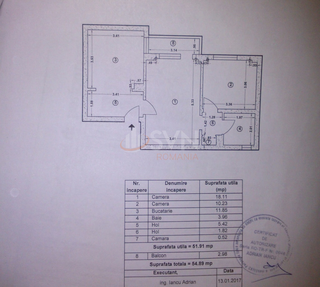 Apartament, 2 camere Bucuresti/Baicului