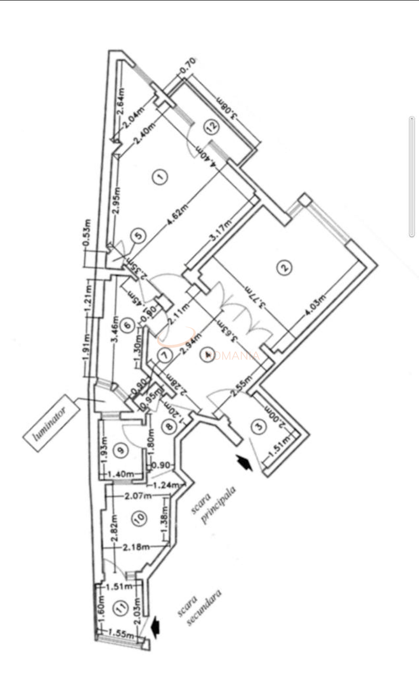 Apartament, 2 camere Bucuresti/Kogalniceanu