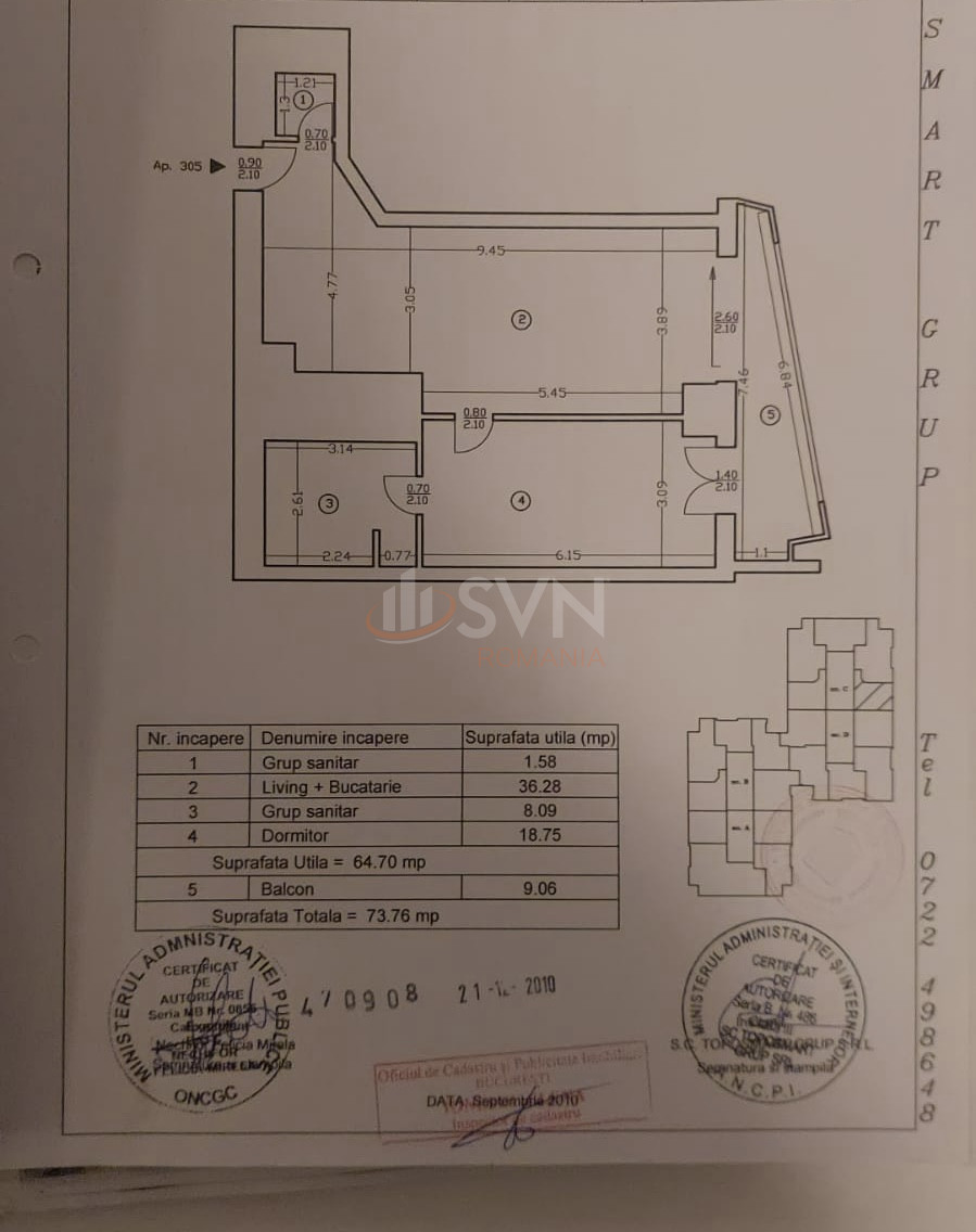 Apartament, 2 camere Bucuresti/Floreasca