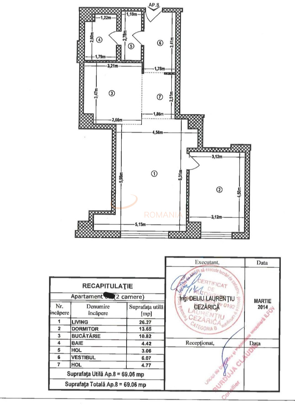 Apartament, 2 camere Bucuresti/Pipera