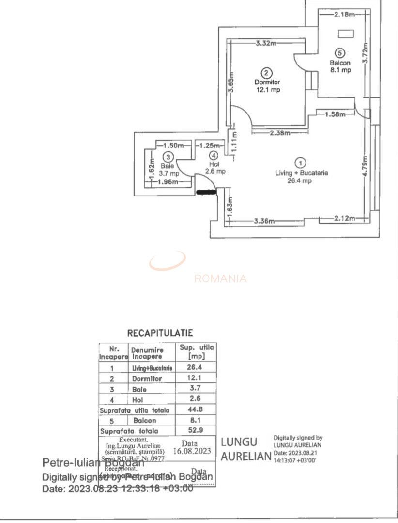 Apartament, 2 camere Bucuresti/Pipera