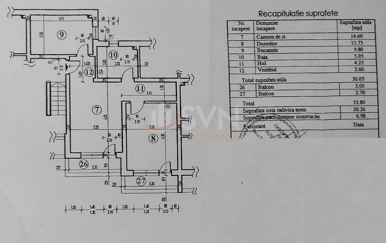Apartament, 2 camere Bucuresti/Bucurestii Noi