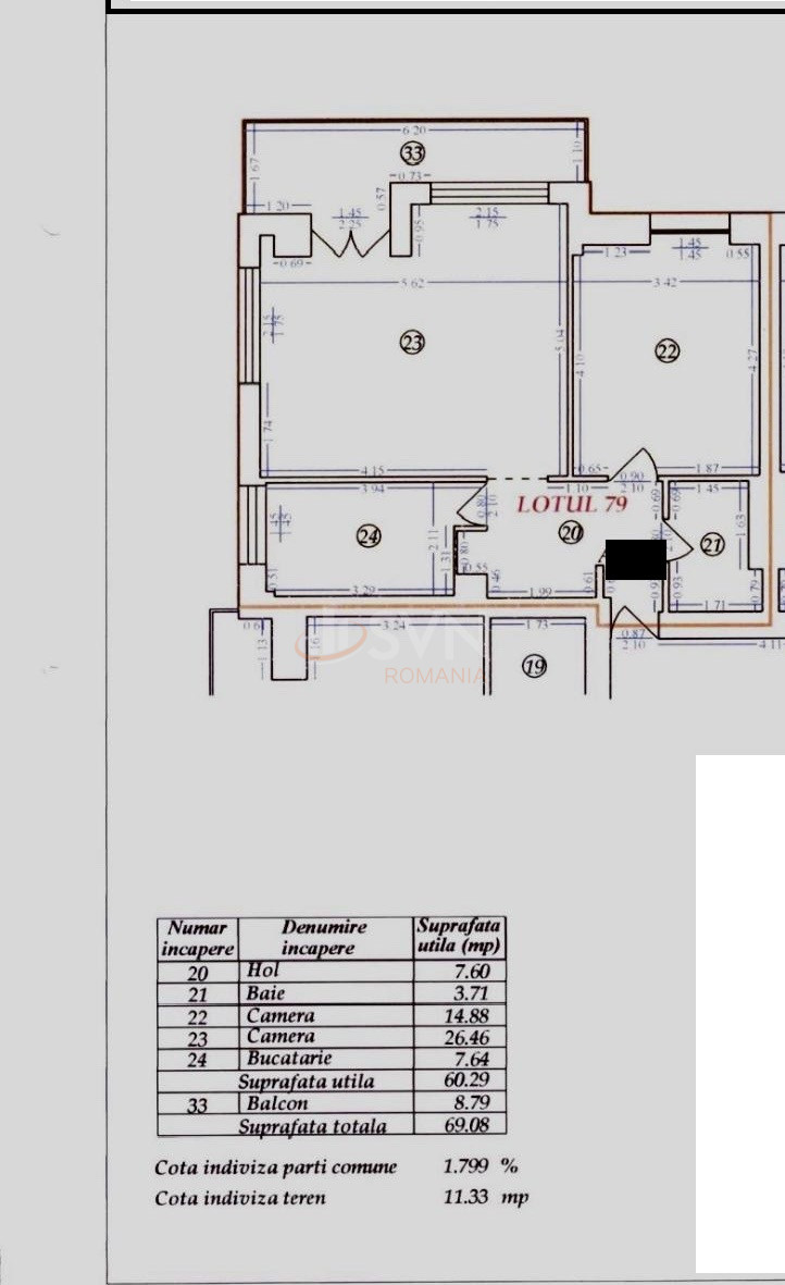 Apartament, 2 camere Bucuresti/Tei