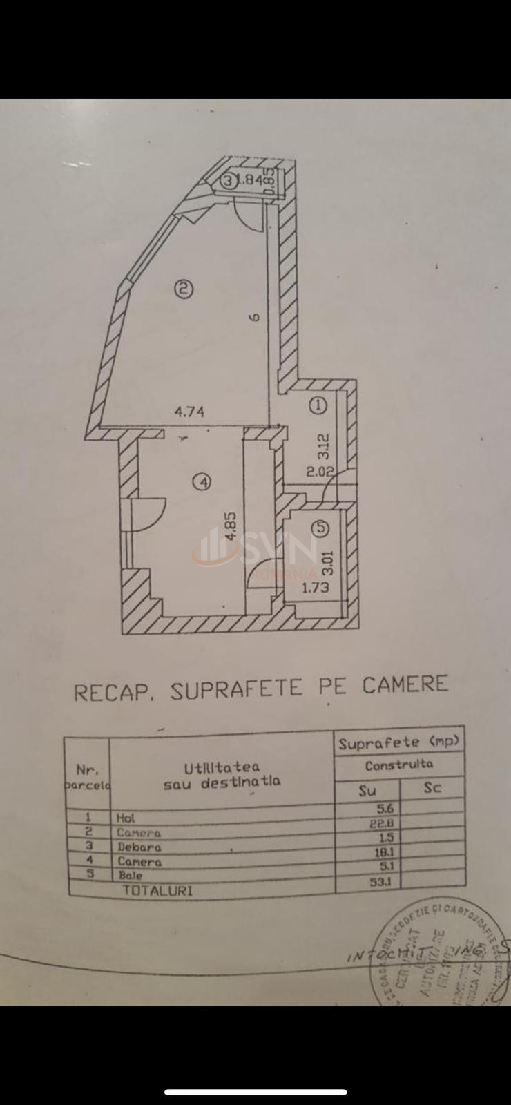 Apartament, 2 camere Bucuresti/Piata Victoriei