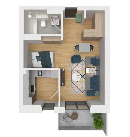 Apartament, 2 camere Bucuresti/Pipera