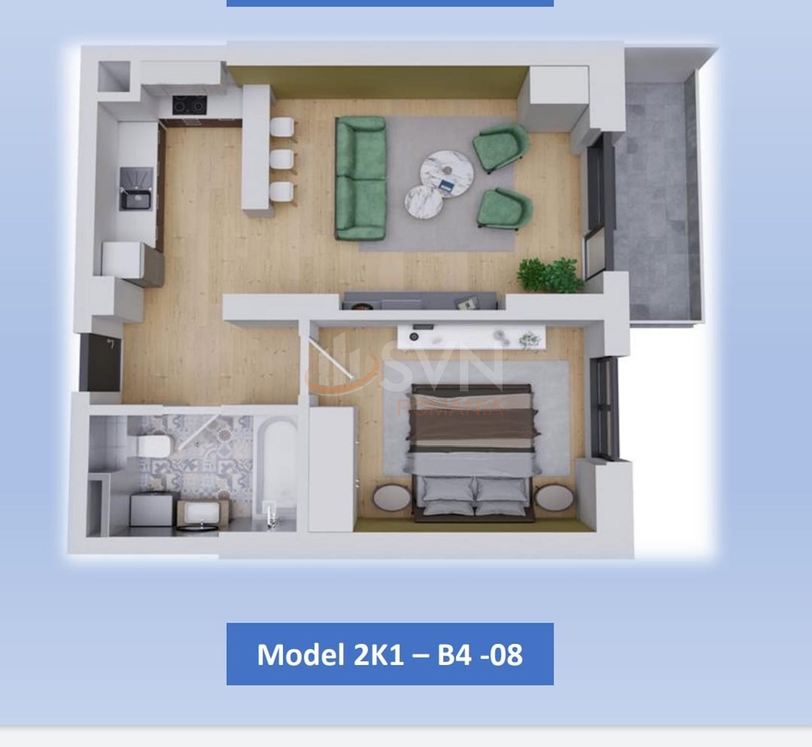 Apartament, 2 camere Bucuresti/Pipera