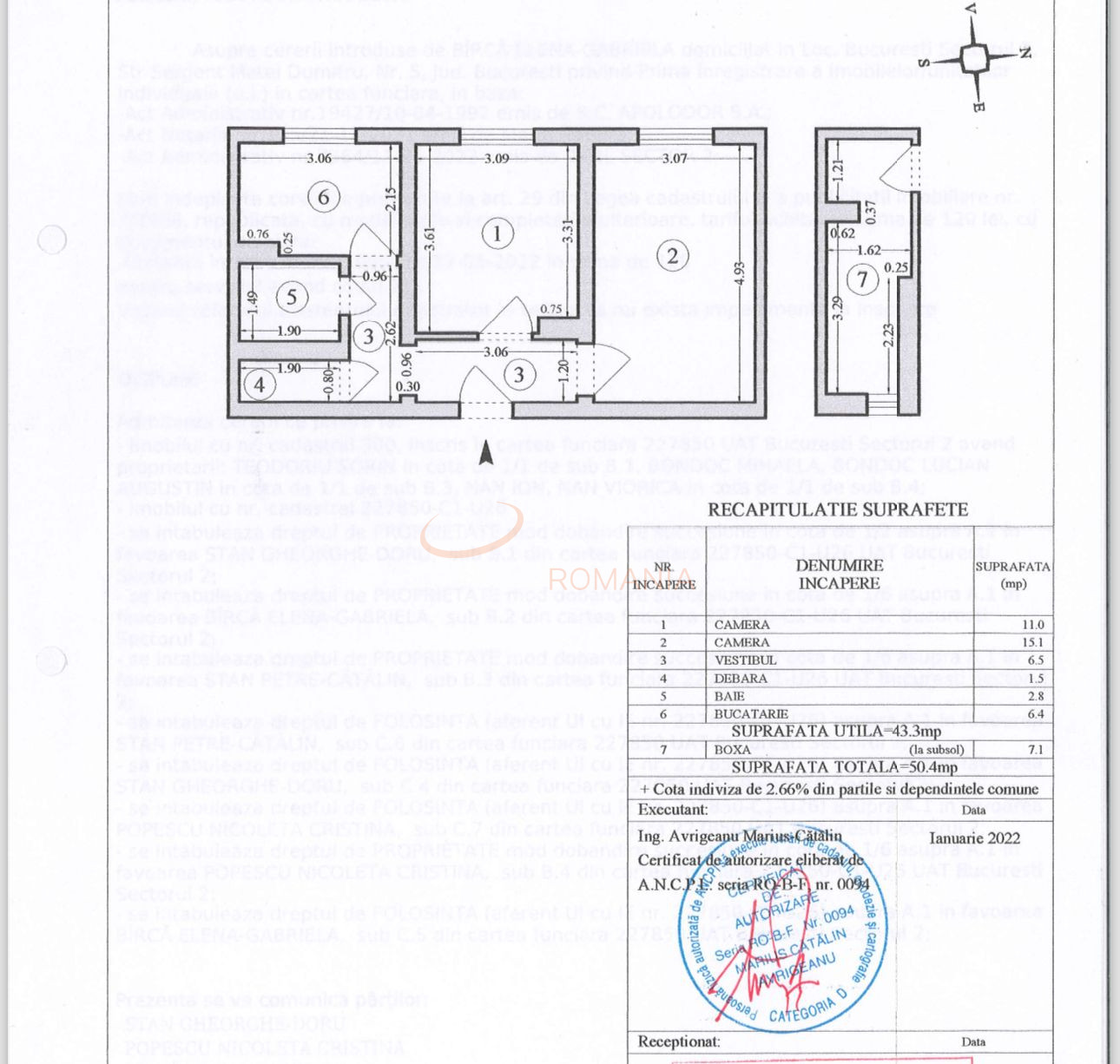 Apartament, 2 camere Bucuresti/Floreasca
