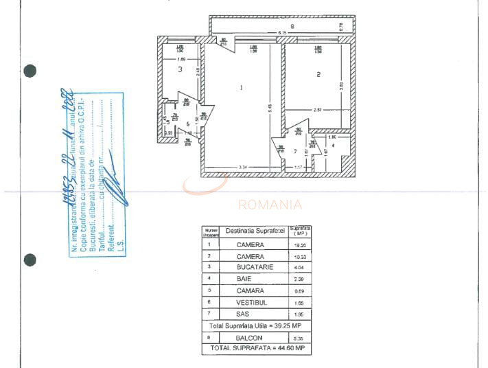 Apartament, 2 camere Bucuresti/Unirii (s3)