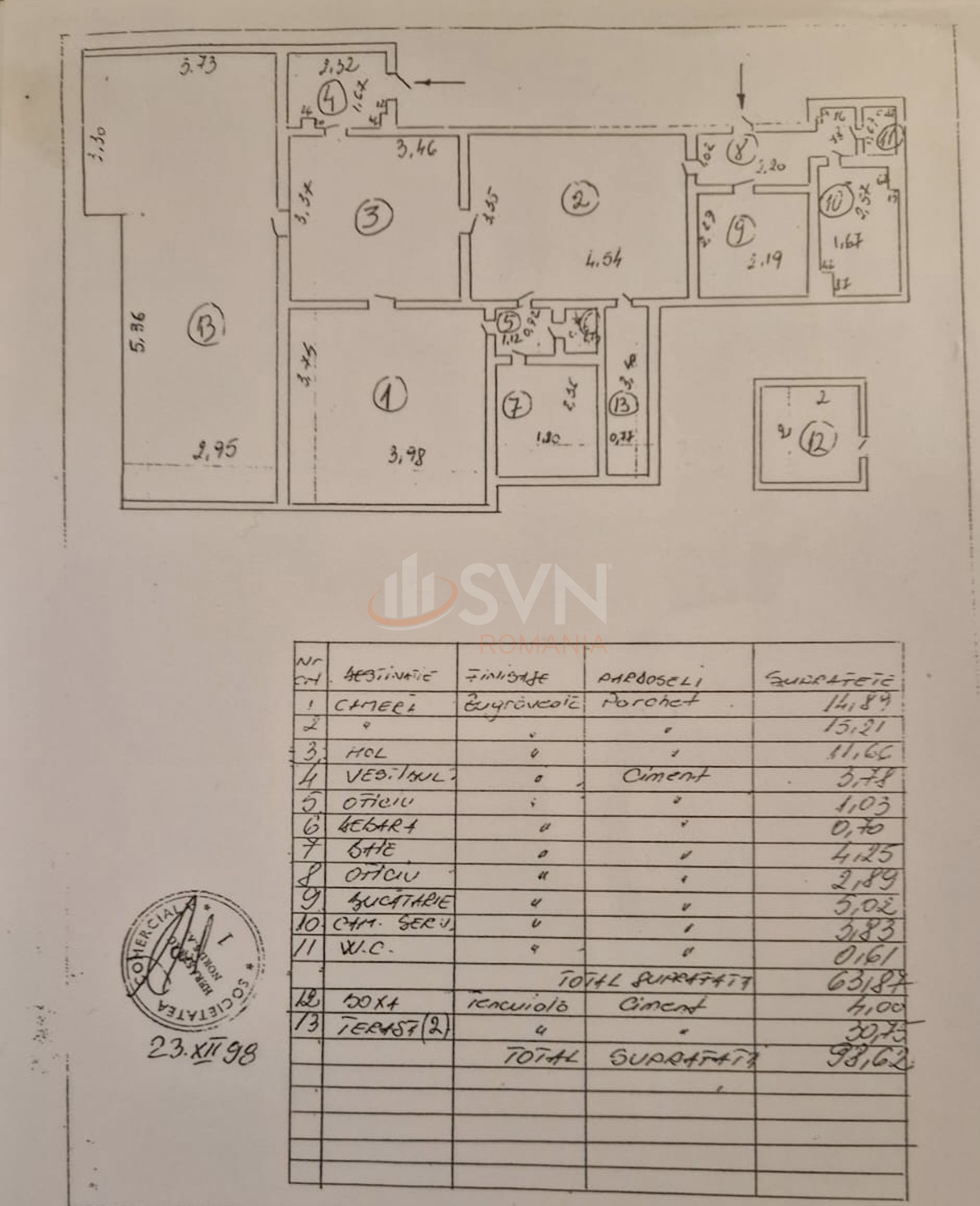 Apartament, 2 camere Bucuresti/Piata Romana