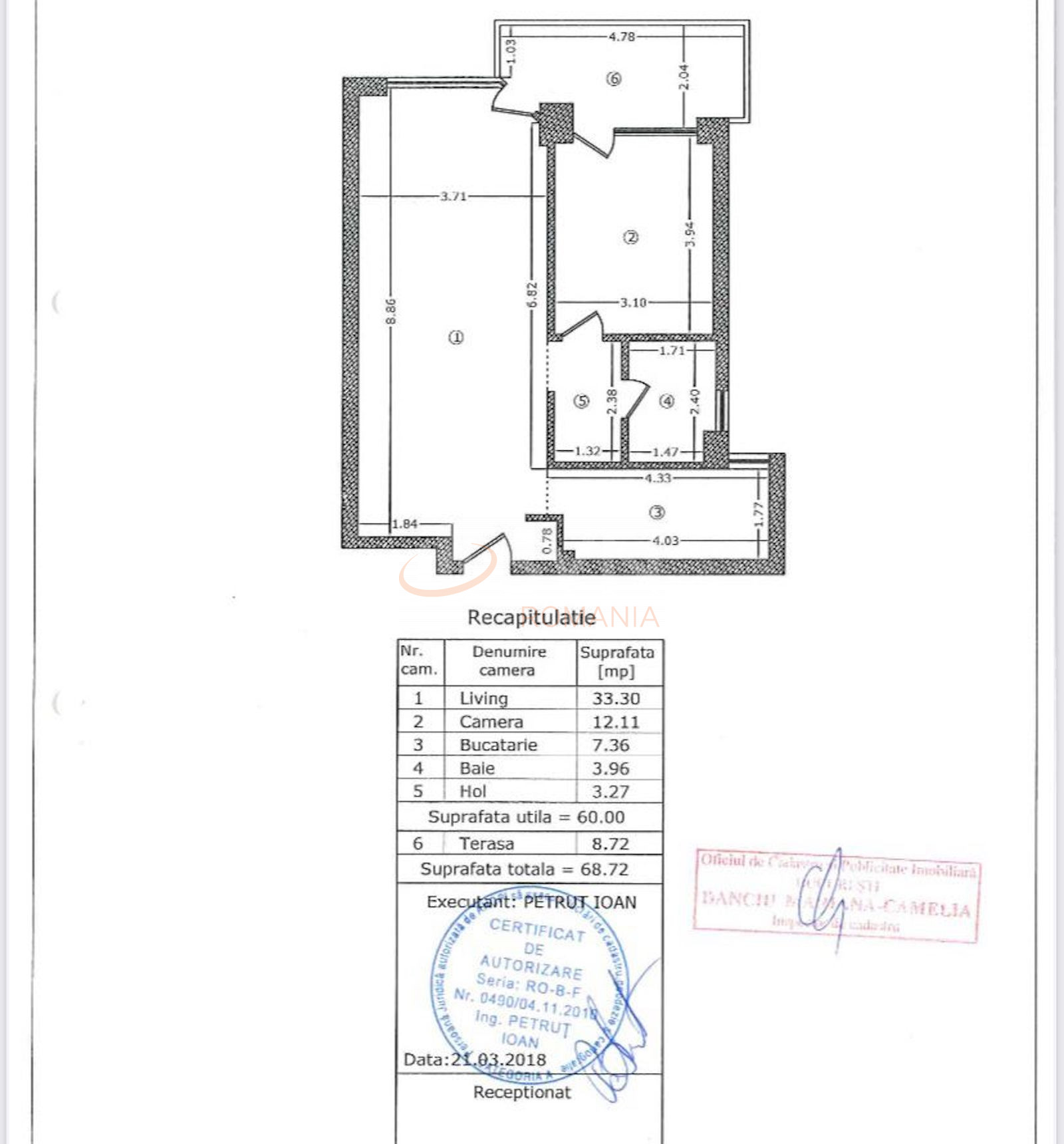 Apartament, 2 camere Bucuresti/Floreasca