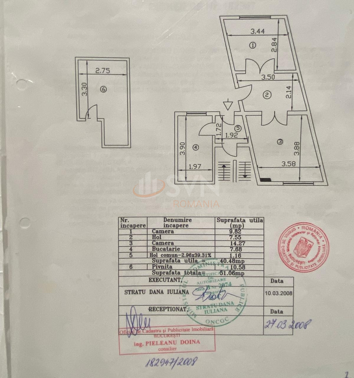 Apartament, 2 camere Bucuresti/Piata Unirii (s3)
