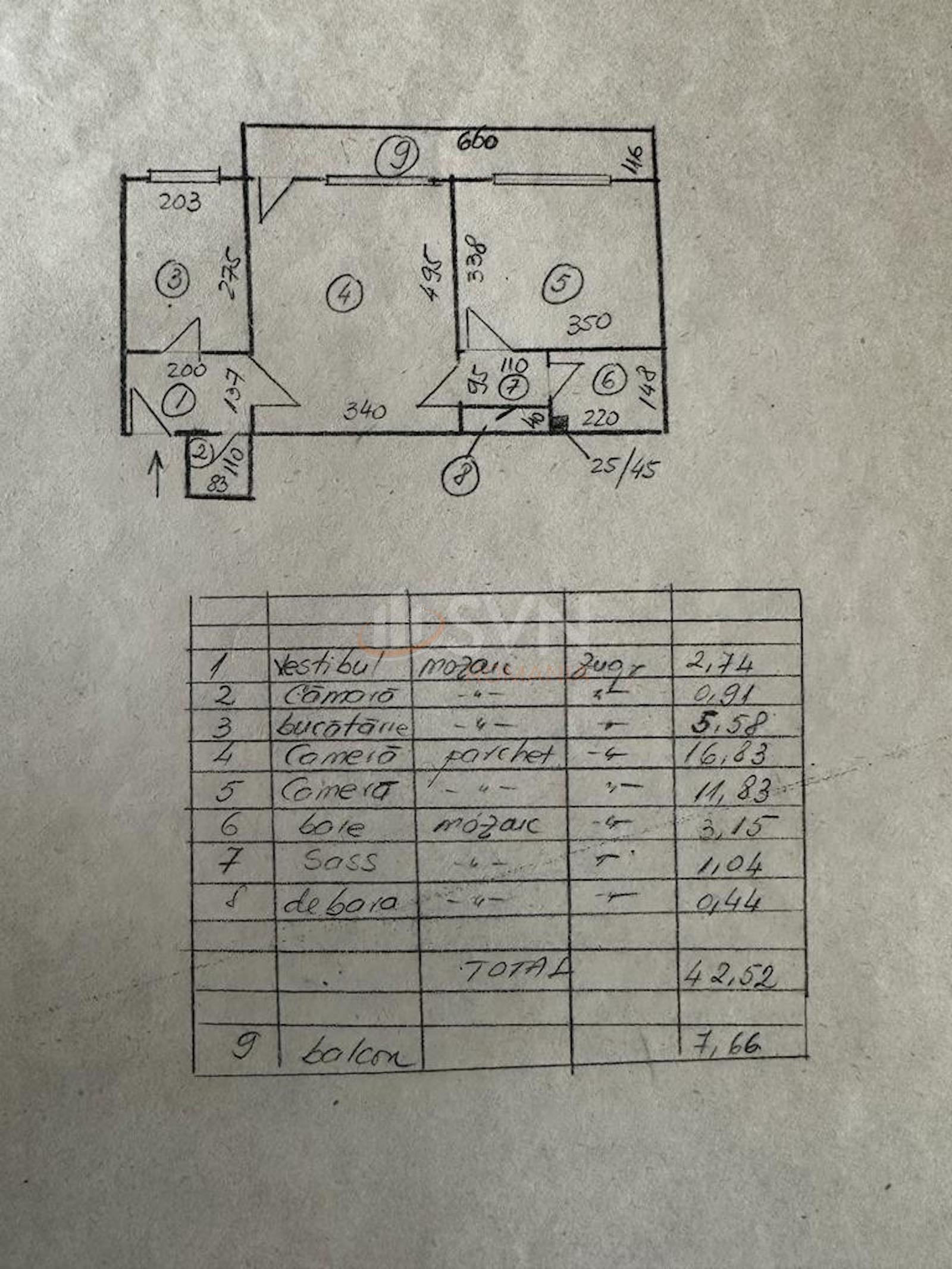 Apartament, 2 camere Bucuresti/Brancoveanu