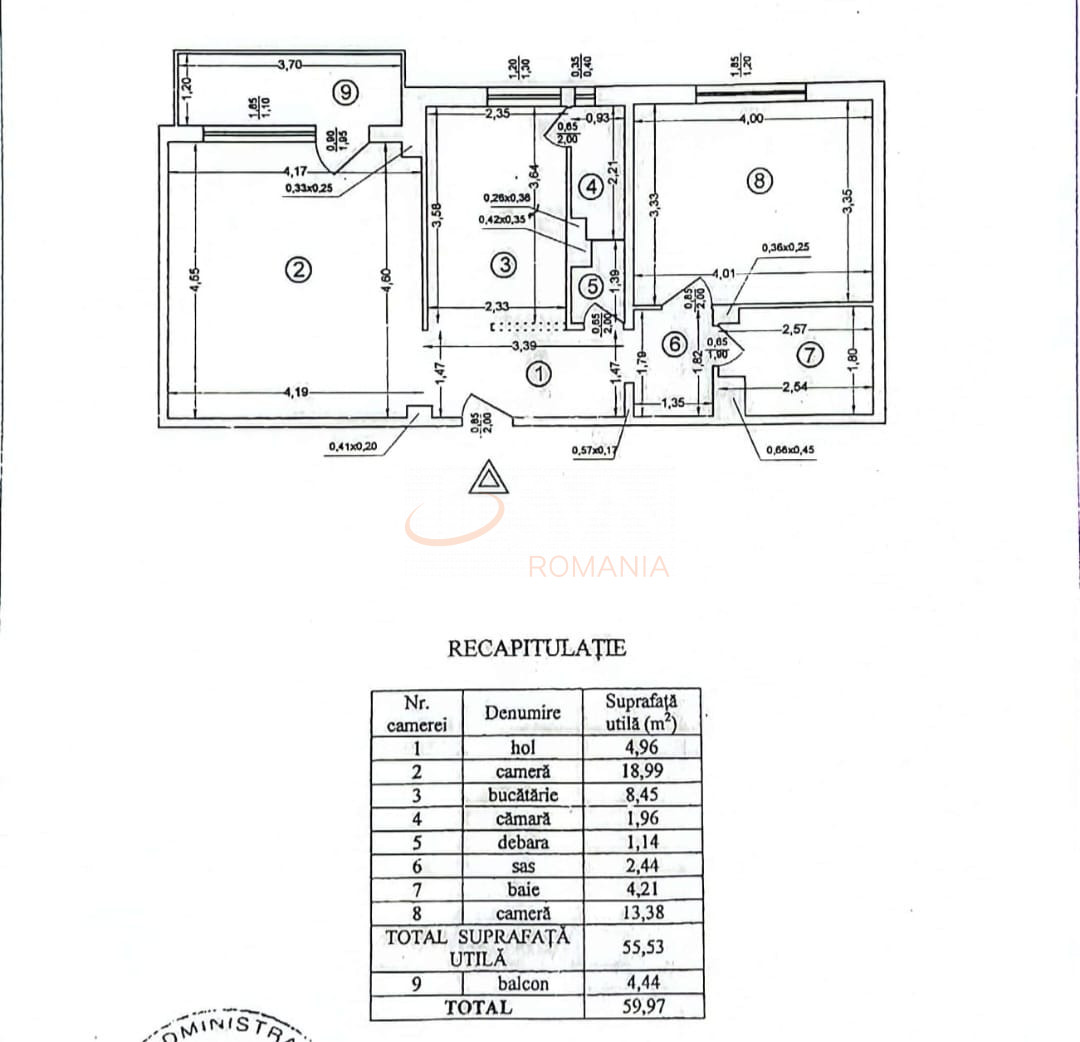 Apartament, 2 camere Bucuresti/Decebal